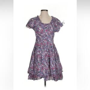 Colin's‎ purple floral ruffle dress, small